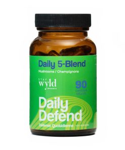 Stay Wyld Organics – Daily Immunity 5-Blend Mushroom Capsules (Bottle of 90)