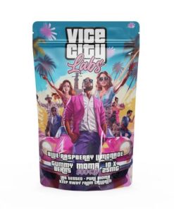 Vice City Labs – Blue Raspberry MDMA Gummy Bears – 500MG